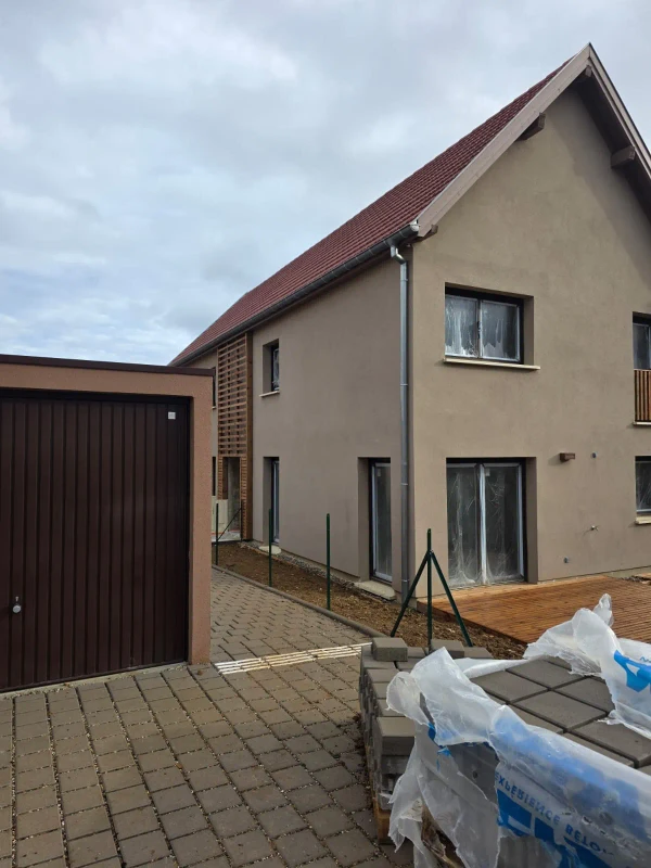 Dorlisheim enduit terminé terrasse bois